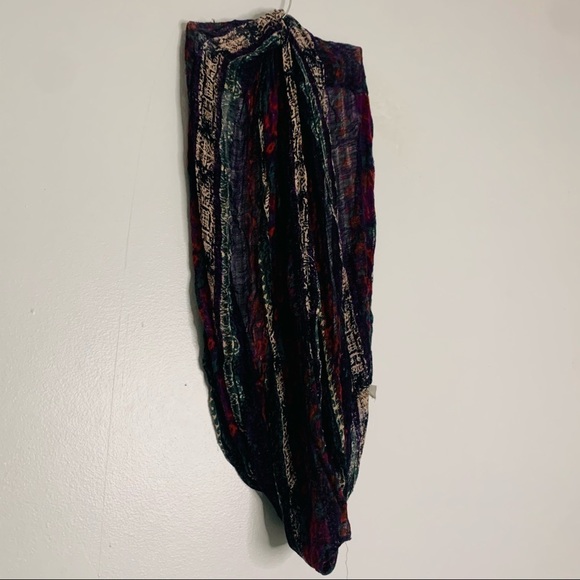 ECOTE Multicolor bohemian weave infinity scarf o/s adult accessory - Picture 4 of 7